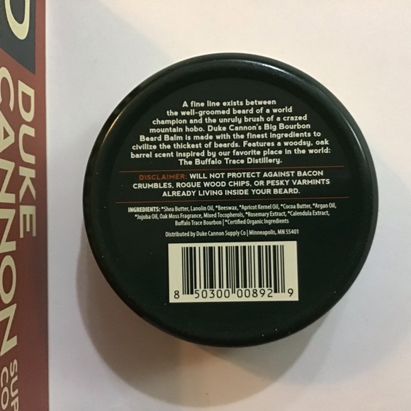 Duke Cannon Buffalo Trace Bourbon Soap and Beard Balm Oak Barrel Scent - Picture 5 of 8